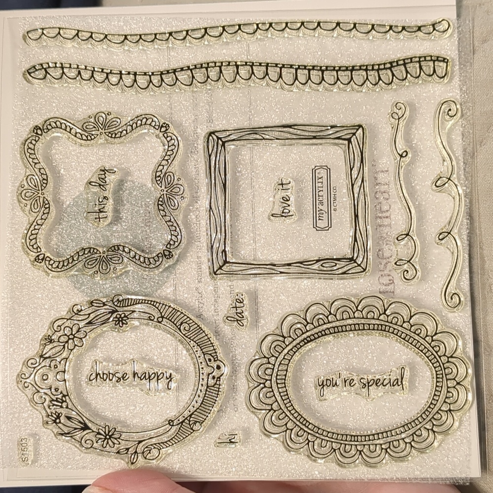 cling stamp set Choose Happy CTMH/Stampin Up